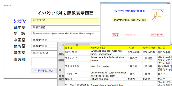 インバウンド対応翻訳ツール